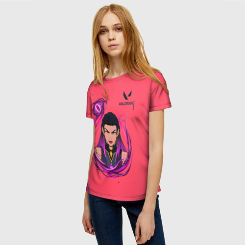 Женская футболка 3D с принтом Рейна арт, фото на моделе #1