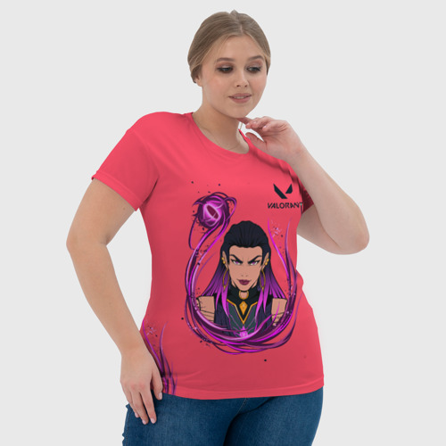 Женская футболка 3D с принтом Рейна арт, фото #4