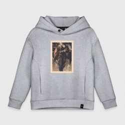Детское худи Oversize хлопок Sova арт