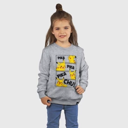 Детский свитшот хлопок Пика Пика Пикачу Pikachu - фото 2
