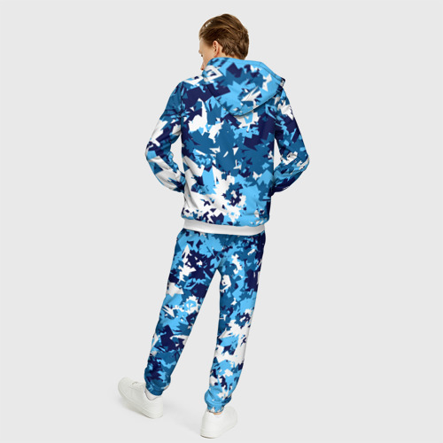 Nike blue top camo tracksuit