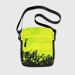 Сумка через плечо 3D Неоновые брызги краски