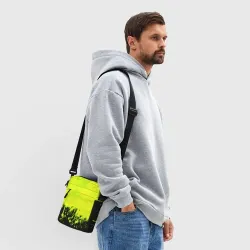 Сумка через плечо 3D Неоновые брызги краски - фото 2