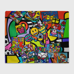 Плед 3D Romero Britto - emoji