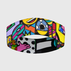 Повязка на голову 3D Romero Britto - emoji