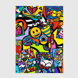 Постер Romero Britto - emoji