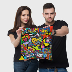 Подушка 3D Romero Britto - emoji - фото 2