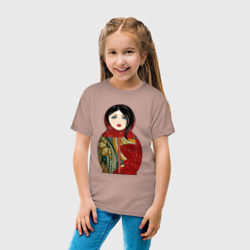 Детская футболка хлопок Красивая матрешка - фото 2