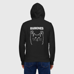 Мужская толстовка на молнии хлопок Ramones, Рамонес - фото 2