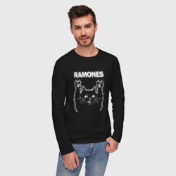Мужской лонгслив хлопок Ramones, Рамонес - фото 2