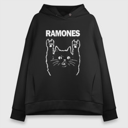 Женское худи Oversize хлопок Ramones, Рамонес