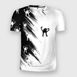 Ъуъ съука ч/б – Мужская футболка 3D Slim с принтом купить со скидкой в -9%