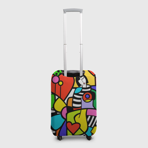 Чехол для чемодана 3D Romero Britto - Valentine's day, цвет 3D печать - фото 2