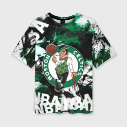 Женская футболка oversize 3D Бостон Селтикс , Boston Celtics