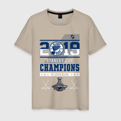 St. Louis Blues NHL Сент-Луис Блюз НХЛ – Мужская футболка хлопок с принтом купить со скидкой в -20%
