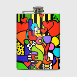 Фляга Romero Britto - love you