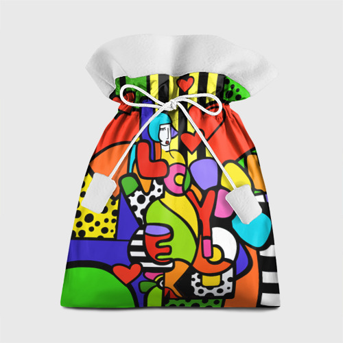 Подарочный 3D мешок Romero Britto - love you