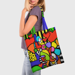 Шоппер 3D Romero Britto - love you - фото 2