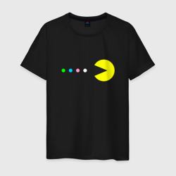 Мужская футболка хлопок Pac - man Для пары