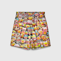 Детские спортивные шорты 3D Уточки Лалафанфан