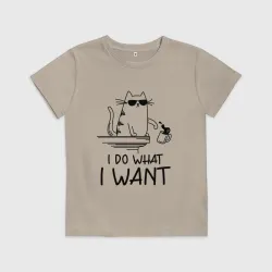Детская футболка хлопок Я делаю что хочу