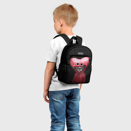 Детский рюкзак 3D с принтом Horror Kissy Missy, фото на моделе #1