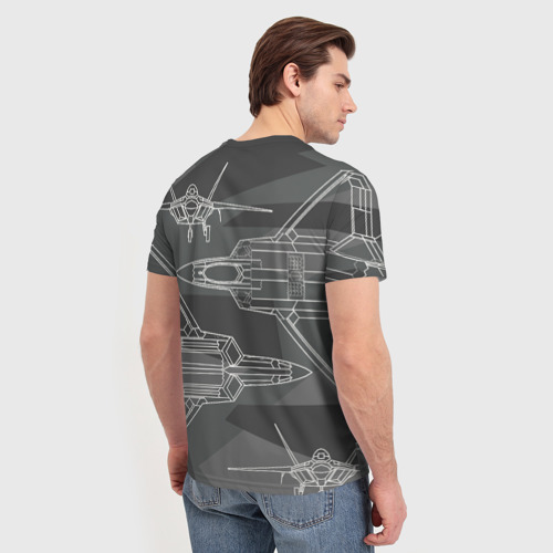 Мужская футболка 3D U.S.Air force, цвет 3D печать - фото 4