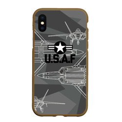 Чехол для iPhone XS Max матовый U.S.Air force