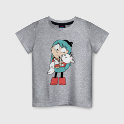 Детская футболка хлопок Хильда с лисенком мультсериал