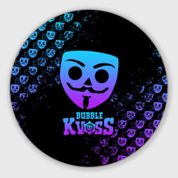 Круглый коврик для мышки Bubble kvass игра Бабл квас