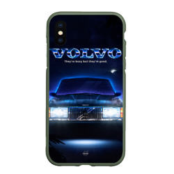 Чехол для iPhone XS Max матовый Volvo 1989