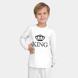 Детская пижама с лонгсливом хлопок King Парные Король - фото 2