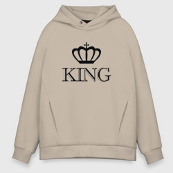 Мужское худи Oversize хлопок King Парные Король