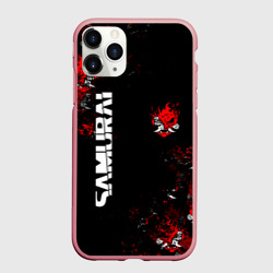 Чехол для iPhone 11 Pro Max матовый Киберпанк 2077 samurai Cyberpunk