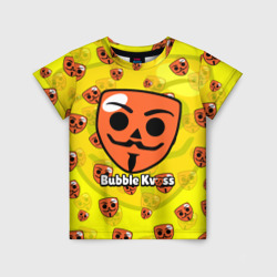 Детская футболка 3D Bubble kvass - Бабл квас