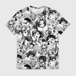 Мужская футболка 3D Ахегао - ahegao