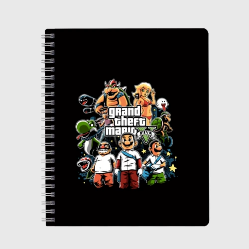 Тетрадь Mario x GTA
