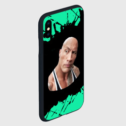 Чехол для iPhone XS Max матовый Bubble kvass - Скала Дуэйн - фото 2