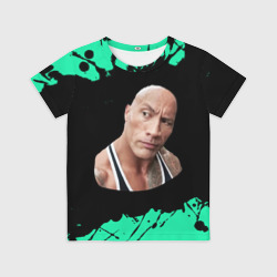 Детская футболка 3D Bubble kvass - Скала Дуэйн