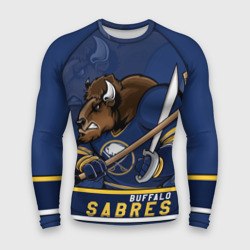 Мужской рашгард 3D Баффало Сейберз, Buffalo Sabres