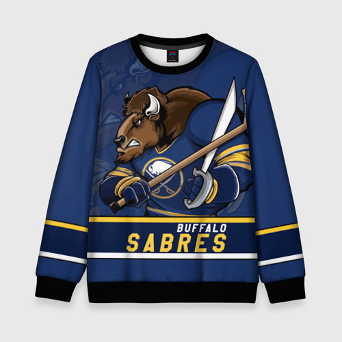 Детский свитшот 3D Баффало Сейберз, Buffalo Sabres, цвет 3D печать