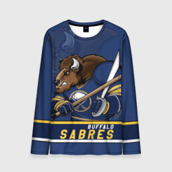 Мужской лонгслив 3D Баффало Сейберз, Buffalo Sabres