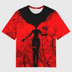 Женская футболка oversize 3D Dead by Daylight дух