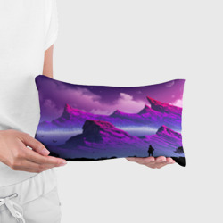 Подушка 3D антистресс Аниме закат в горах - фото 2