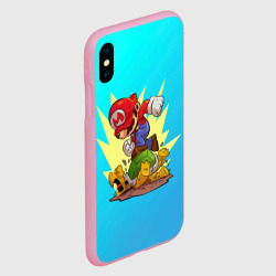 Чехол для iPhone XS Max матовый Марио за работой - фото 2