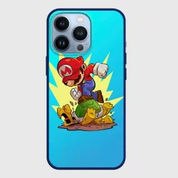 Чехол для iPhone 13 Pro Марио за работой