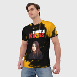 Мужская футболка 3D Bubble kvass - Дора Брызги - фото 2