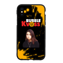 Чехол для iPhone XS Max матовый Bubble kvass - Дора Брызги