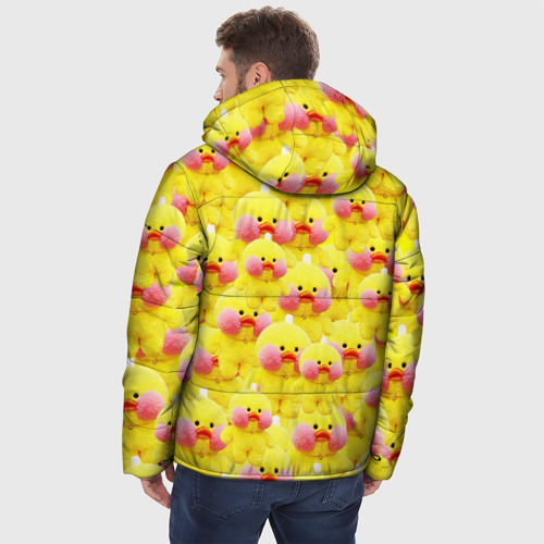 Мужская зимняя куртка 3D Уточка Лалафанфан - утя, цвет красный - фото 4