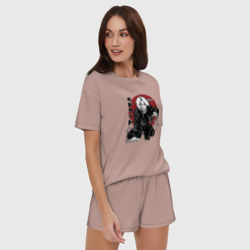 Женская пижама с шортиками хлопок Алхимик Эдвард - фото 2